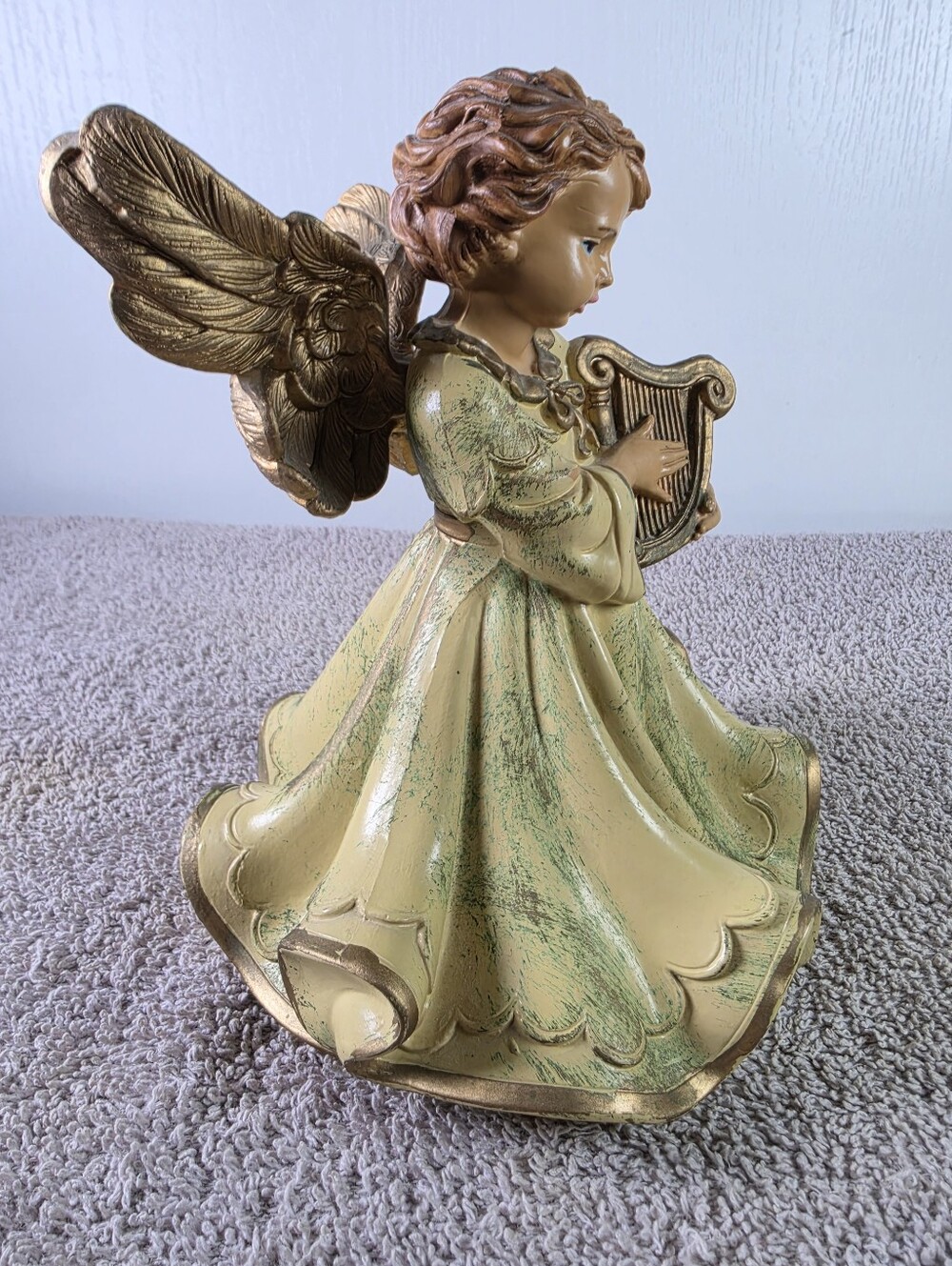 Vintage Italian Musical Angle Playing Harp By Euromarchi S.R.L. In Italy - Picture 10 of 12